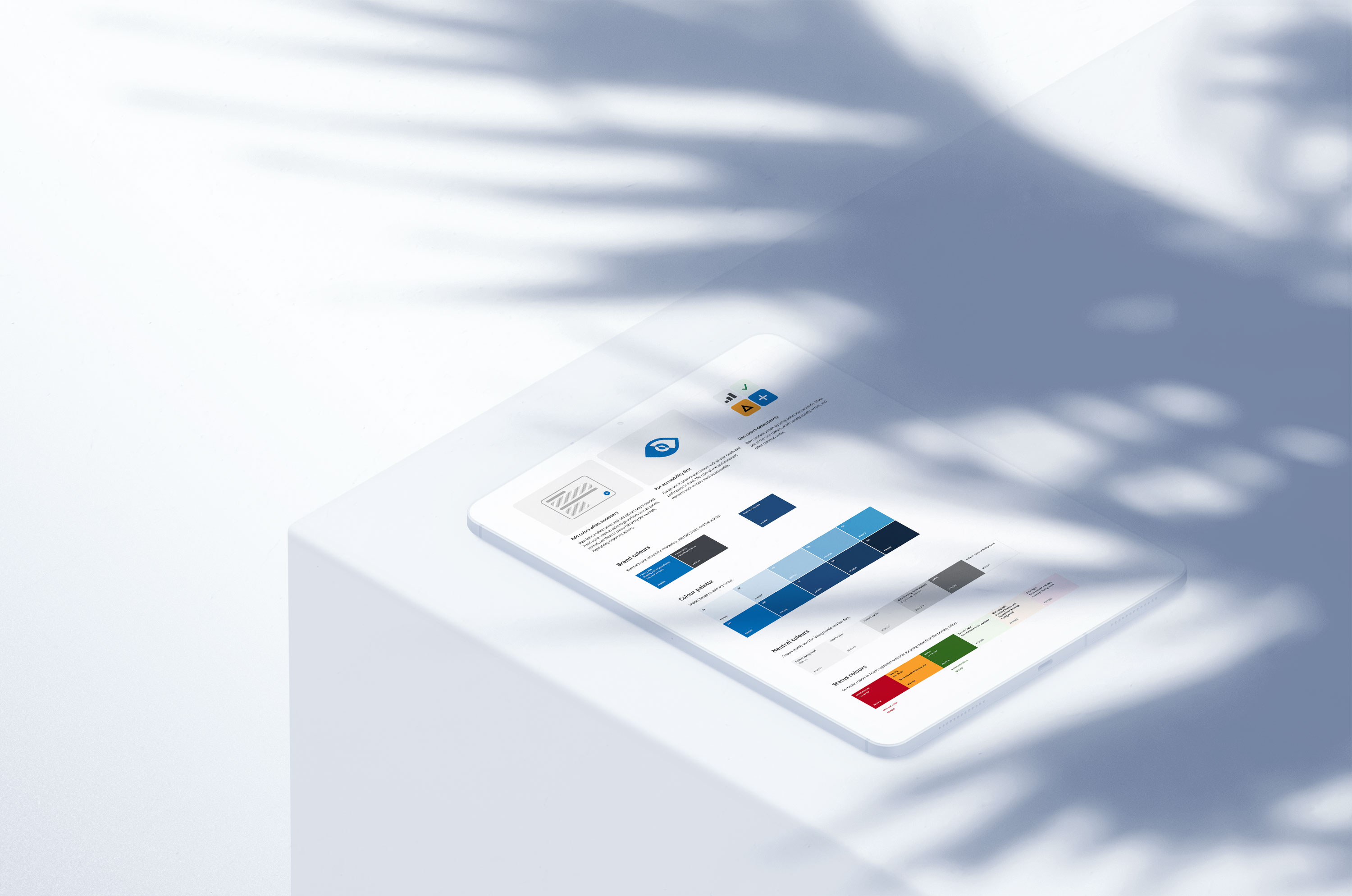 Role-based interface in use.